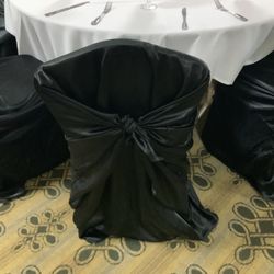 Satin Chairs Cover PillowCase 