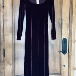 Brand New Velvet Made Long Dress