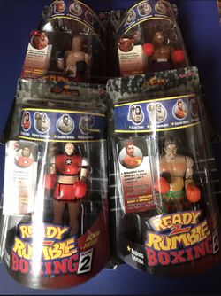 Ready 2 Rumble 2 boxing Action figures collectibles n64 sega dreamcast