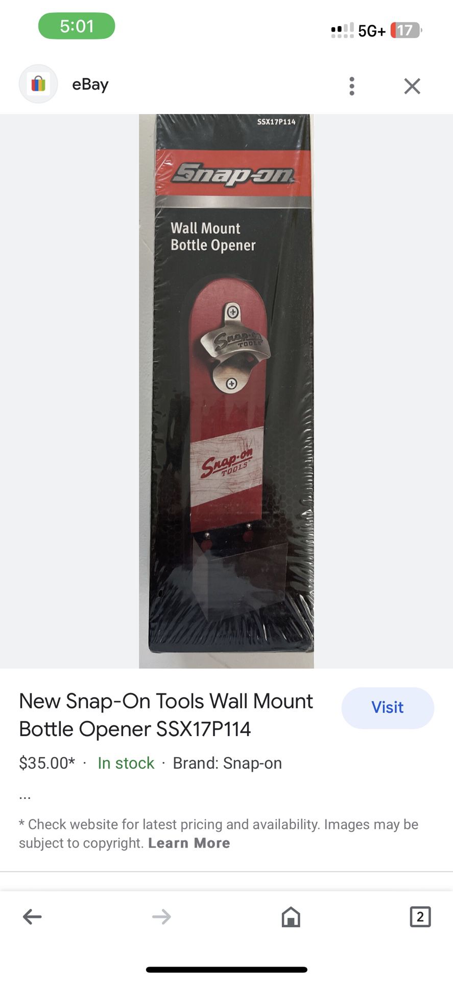 Snap on man cave