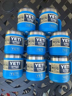 NEW YETI Rambler 10 oz Stackable  Mugs – Big Wave Blue (8 available)