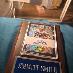 Emmitt Smith Plaque