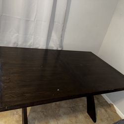 Dark Brown Dining Table 