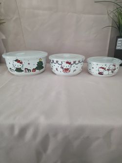 Hello Kitty 3-Piece Food Container Set