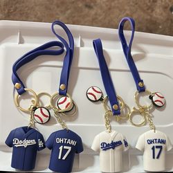 Dodgers keychain