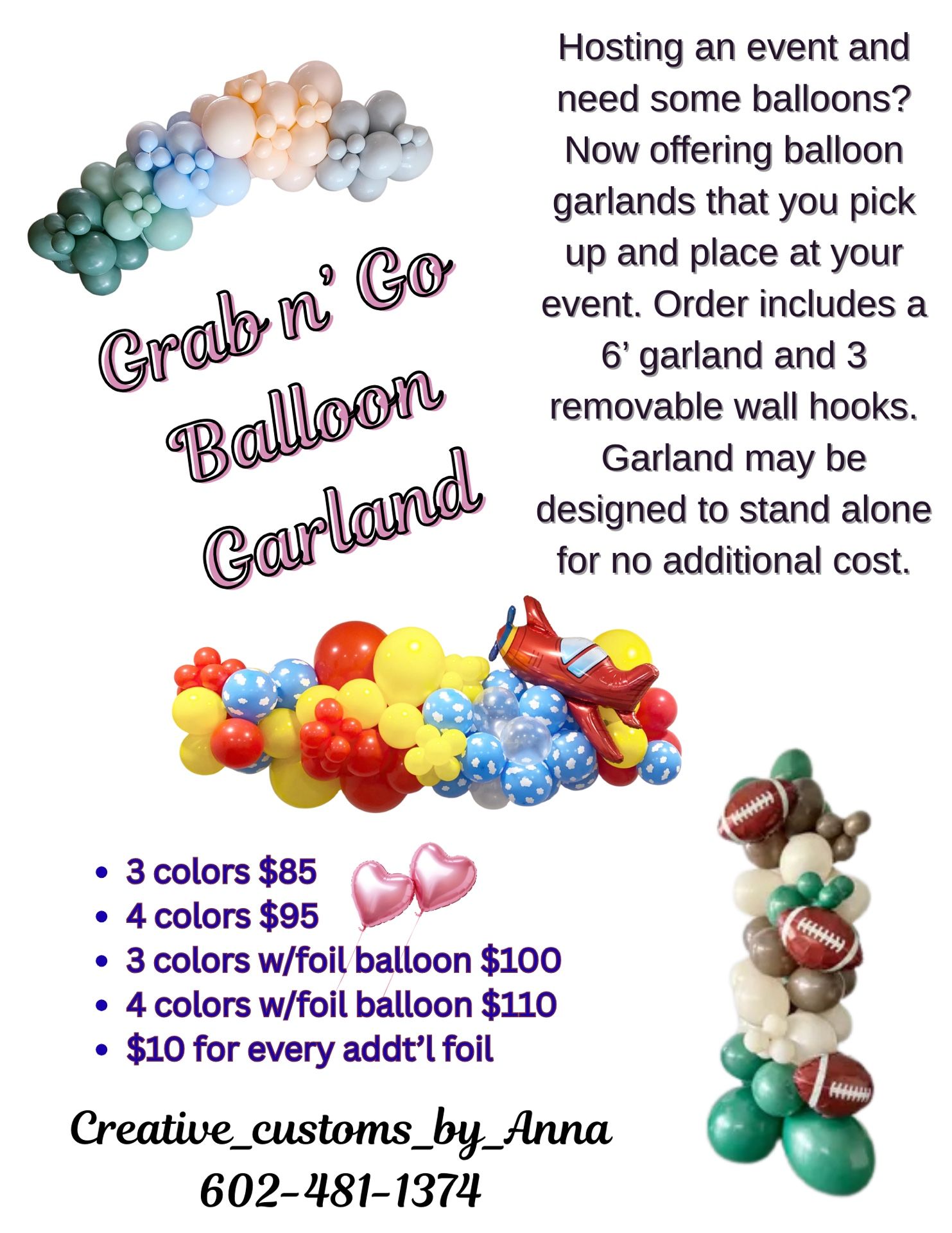 Balloon Garlands To Go