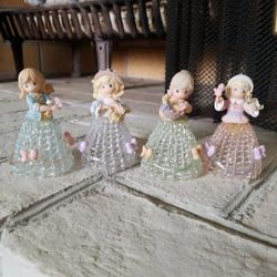 2001 Precious Moments Four Season's Spun Glass Bells Full Set

Excellent condition