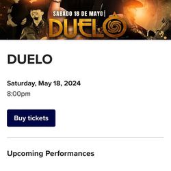 Duelo Tickets May 18