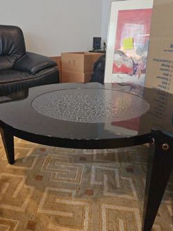 Black coffee table