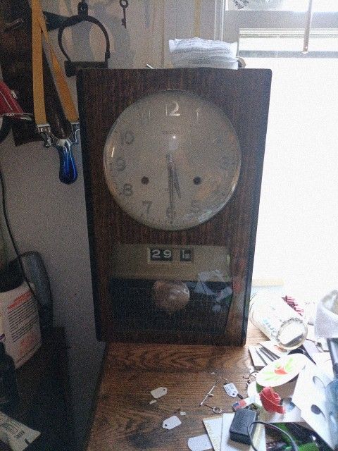 Vintage 30 Day Wind Up Seiko Clock