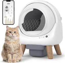 Brand New in sealed box Smart Self-Cleaning Cat Litter Box with App Control