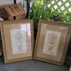 Robert Grace Art Gold  Frames Vintage