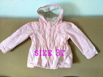 Girl pink outwere winter jacket. Size 3t