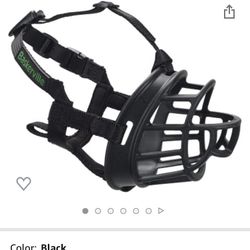 **SMALL** Baskerville Ultra Dog Muzzle Dogs, Prevents Chewing and Biting, Basket Allows Panting and Drinking-Comfortable, Humane, Adjustable, 