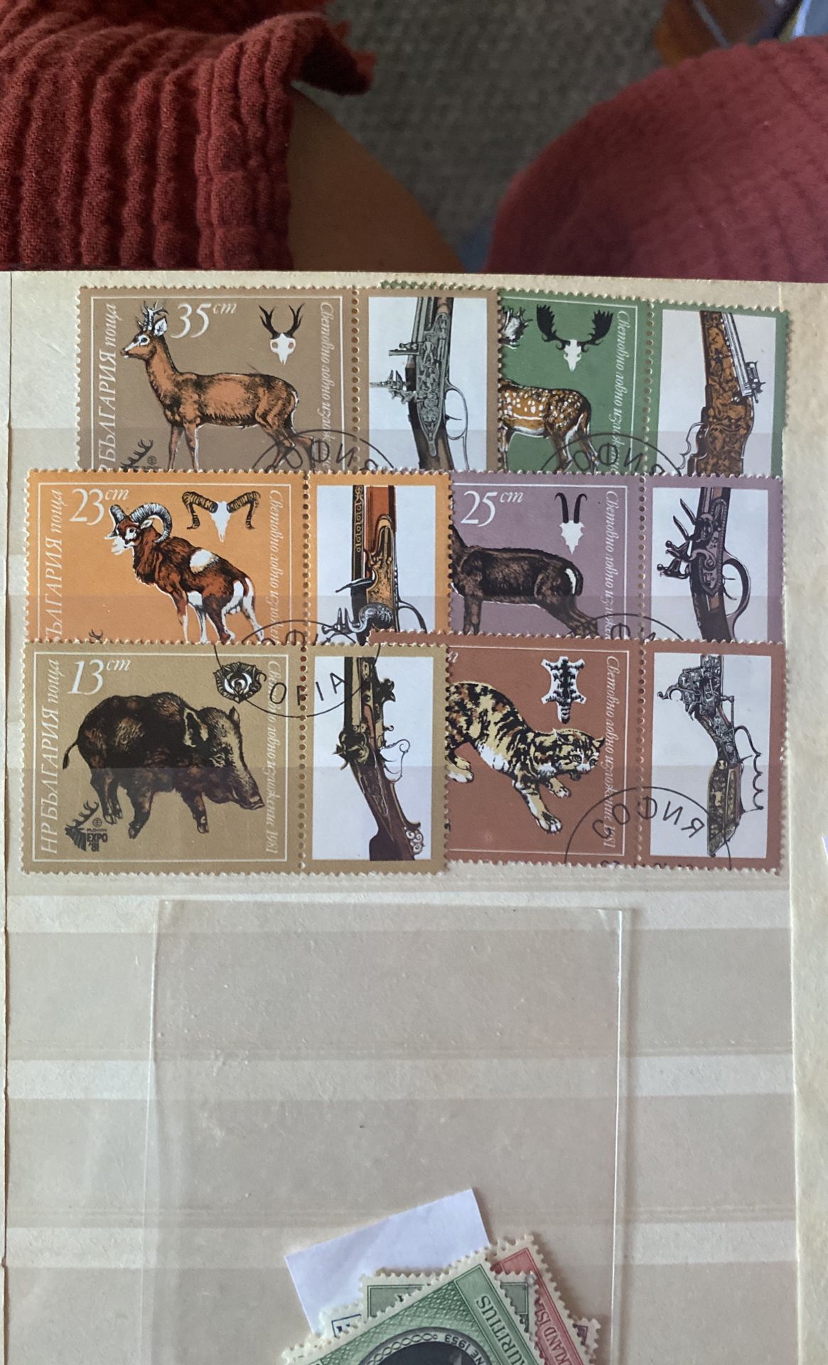 Sa30g Bulgaria 1981 Hunting Game Animals Stamps