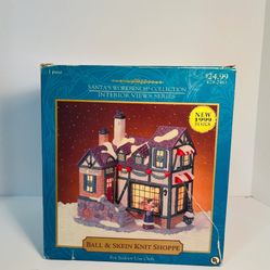 Santa’s Workbench Collection Interior View Series Ball & Skein Knit Shop
