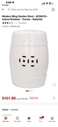 Garage sale august 7th and 8th multi family Ming garden stool or table