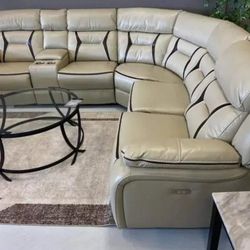 6 Pcs Power Reclining Sectional Sofa Amite 