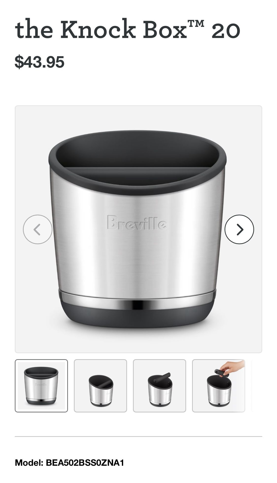 Breville the Knock Box 20