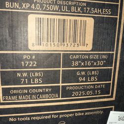 Lectric XP 4.0 750W Black Step-Thru eBike 