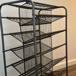 Rolling Shoe Rack
