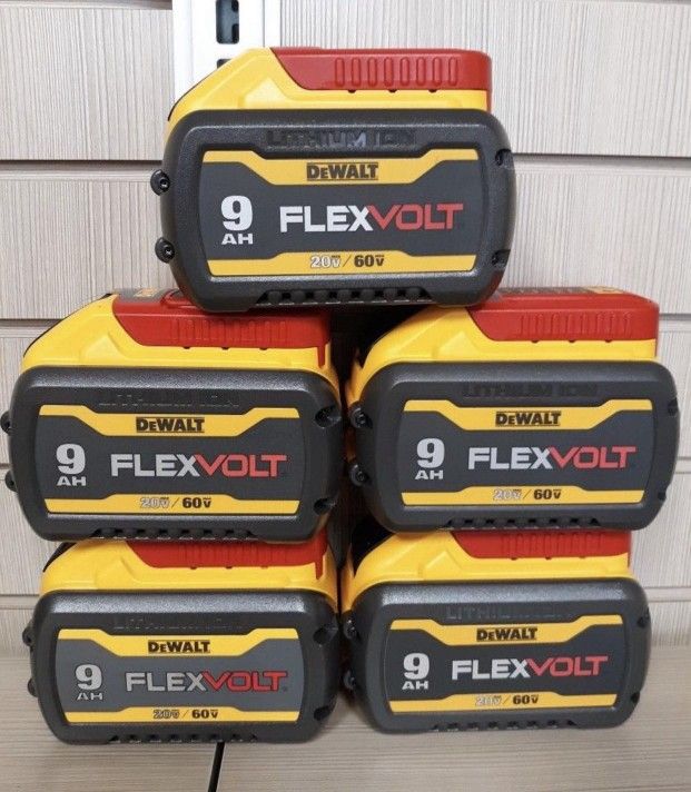 DeWalt New Battery 9ah Flexvolt $150 Each One