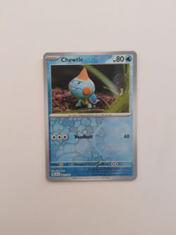 Chewtle Pokemon Card SCR 043 reverse holo