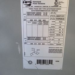 HPS Step-up/step-down Autotransformer
