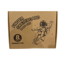 Winner Pro Finger Skateboard Ramp 8 Piece Set NEW