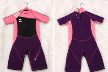 GIRLS XL SHORTY WETSUIT - LIKE NEW