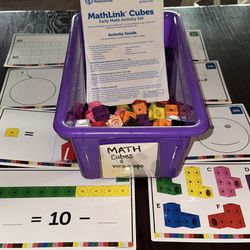 Math Link Cubes, Activity Cards And Activity Guide EEUC