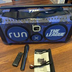 Bumpboxx Flare8 Bluetooth Boombox with microphone For karaoke sunrun edition DAMAGED