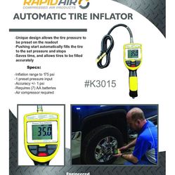 Air tools, Automatic Air Inflator up to 175psi. Used