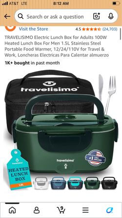 Electric Heated Lunch Box 1.5L