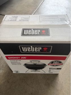 Brand new Weber smokey joe grill