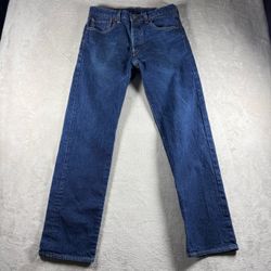 Levi’s 501 ’93 Men’s 30x30 Jeans Big E Straight Button Fly Blue Dark Wash #2373