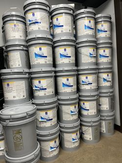 Flat interior paint (first star gray)