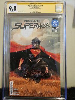 Absolute Superman Issue #1 CGC 9.8 Autographed By Rafa Sandoval