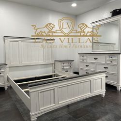 Brand New  SAWYER BEDROOM GROUP White 