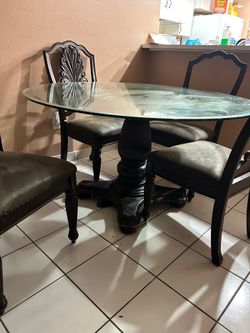 Glass dining set free