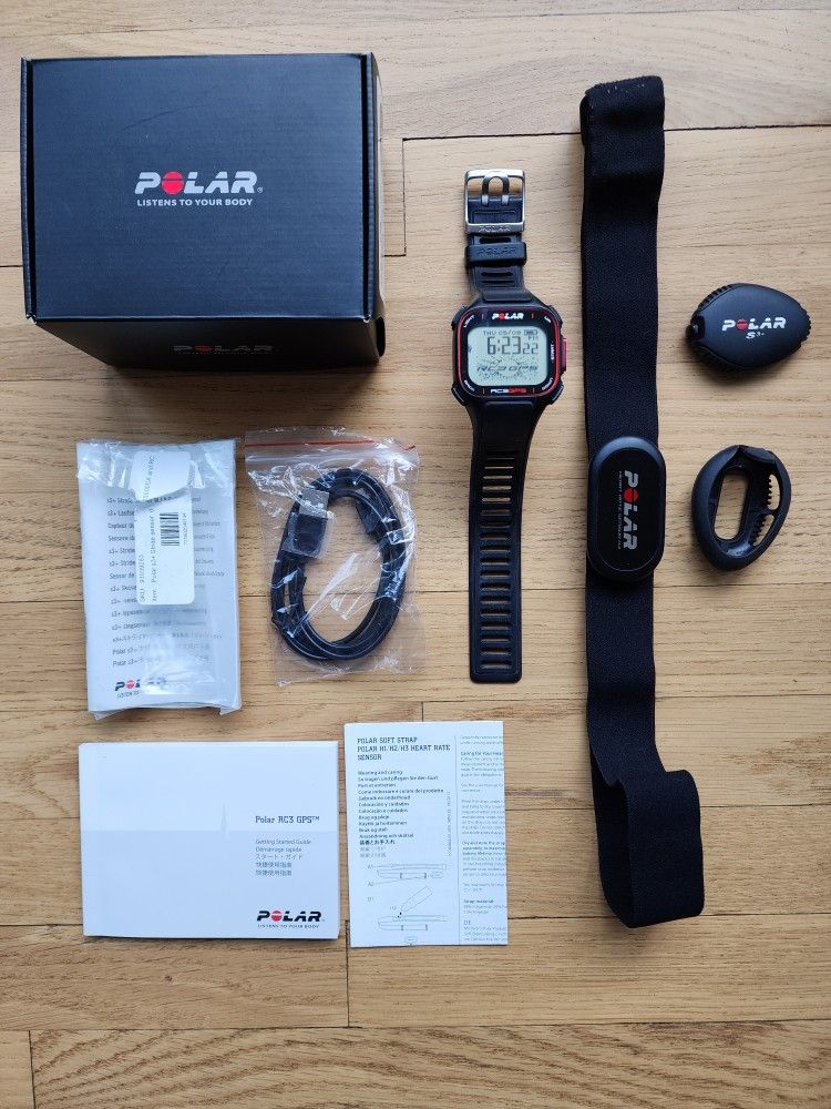 Polar RC3 GPS, Bonus (S3+ Stride Sensor), Heart Rate Sensor