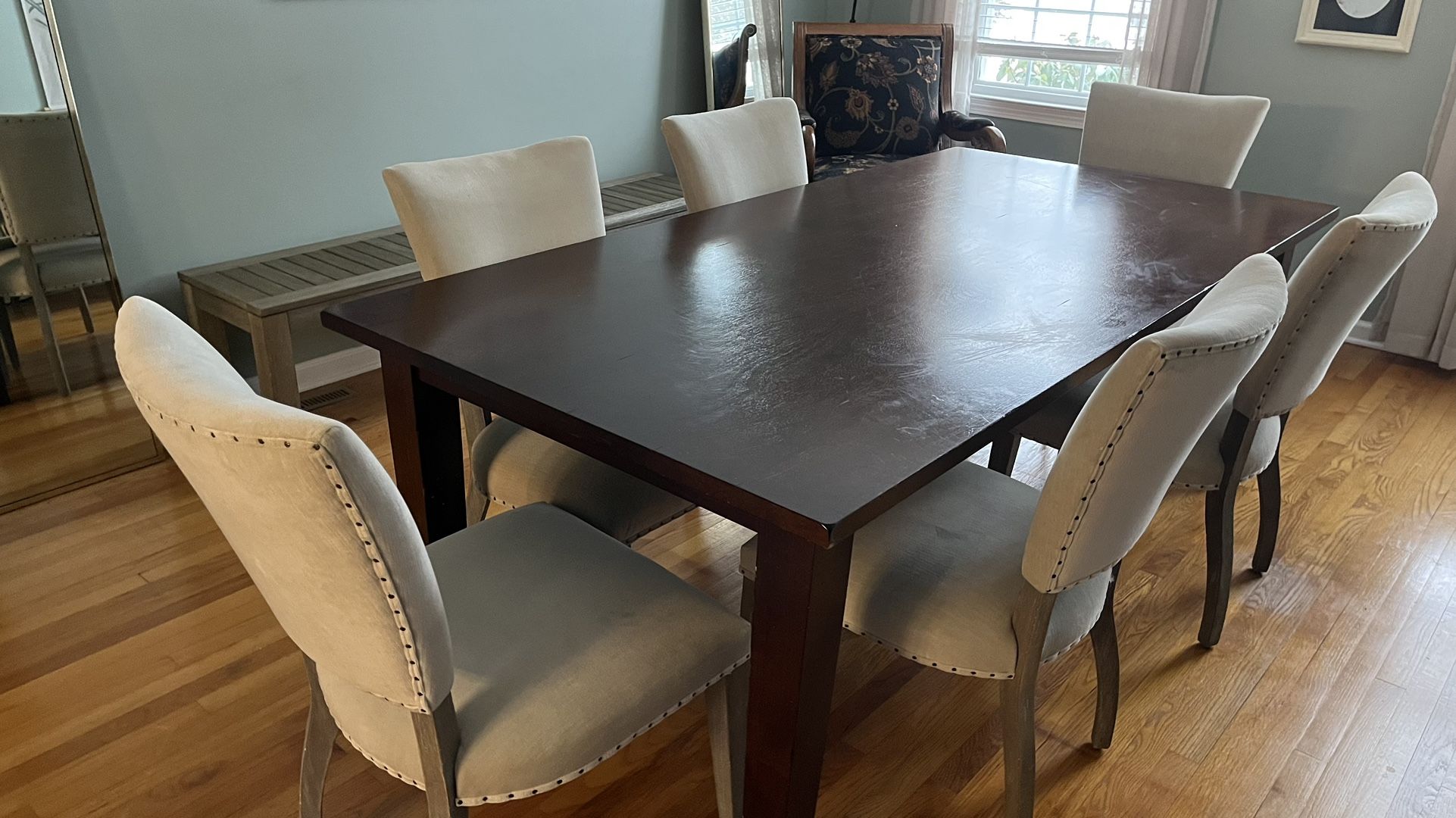 Pier 1 Dining Table, 6 Chairs 