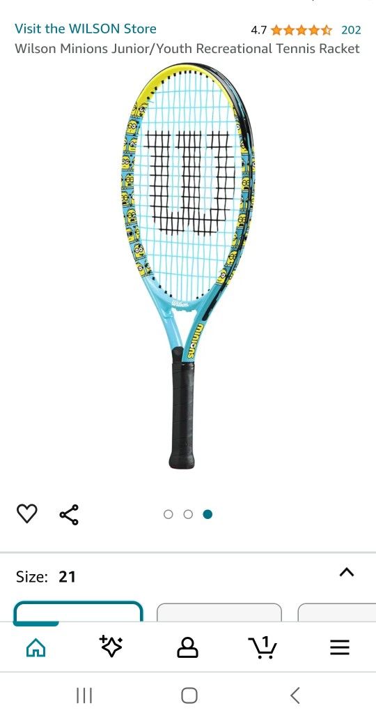 Minion Tennis Racket 