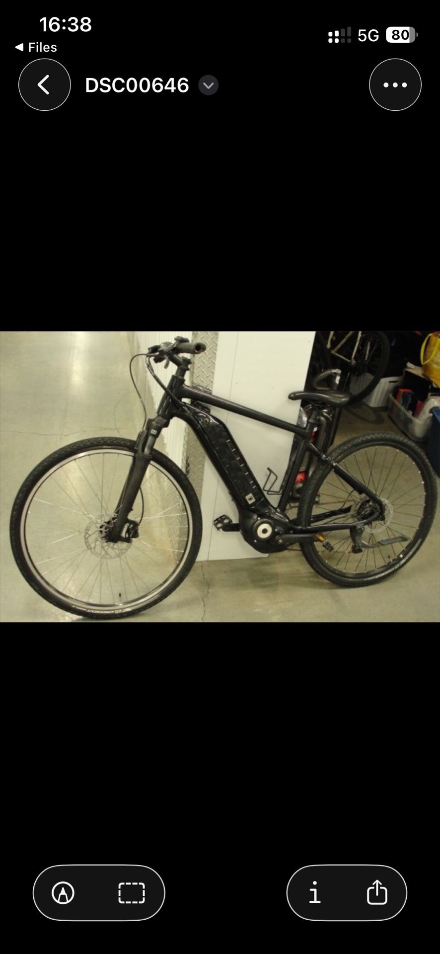 2022 Giant Roam E+ GTS Electric Bike — No Charger, Needs Battery Lock