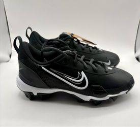 New Nike Force Trout 9 Keystone Baseball Cleats Youth 4Y Black White