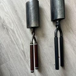 Golden Supreme (Marcel) Beveled (Round) Flat Irons Set