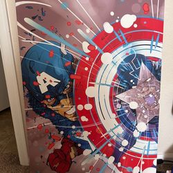 Captain America Wall art