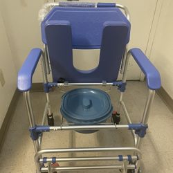 Handy Cap Toilet.  And  Shower. Bath