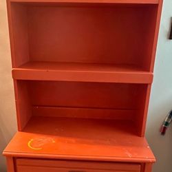 Wooden Bookshelf / Wooden Storage Cabinet with Shelves & Drawers 