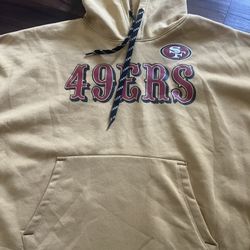 49ers hoodie junior sweater new